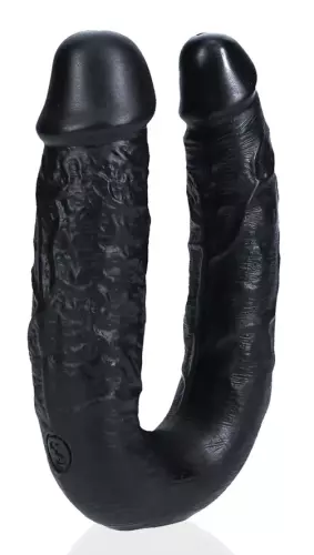 Doppel-Dildo U Shape 12 x 3cm Schwarz – 1/8