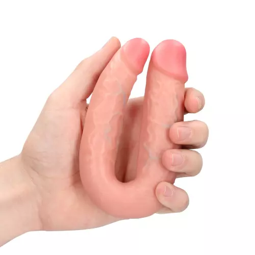 Doppel-Dildo U Shape 12 x 3cm Hautfarben – 5/6
