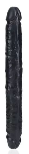 Doppel-Dildo Straight Slim 30.5 x 3.5cm Schwarz – 1/7