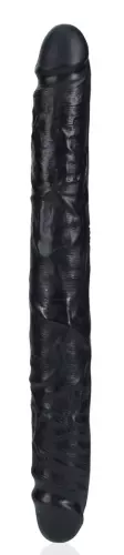 Doppel-Dildo Straight Slim 30.5 x 3.5cm Schwarz – 4/7