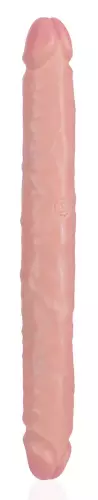 Doppel-Dildo Straight Slim 30.5 x 3.5cm Hautfarben – 1/5