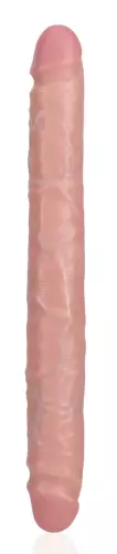 Doppel-Dildo Straight Slim 30.5 x 3.5cm Hautfarben – 4/5