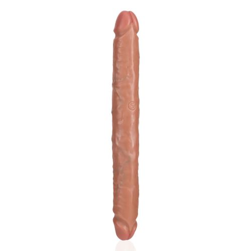 Double Gode Straight Slim 30.5 x 3.5cm Marron