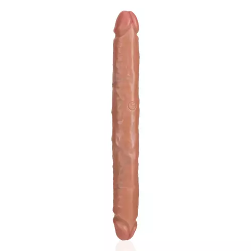 Doppel-Dildo Straight Slim 30.5 x 3.5cm Braun – 1/5