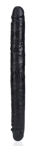Doppel-Dildo Straight Slim 35.5 x 3.8cm Schwarz – 4/5