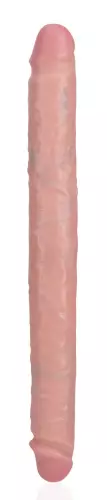 Doppel-Dildo Straight Slim 35.5 x 3.8cm Hautfarben – 4/5