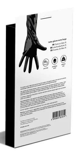 Latex-Handschuhe Prowler Red Übergroß Schwarz – 4/4