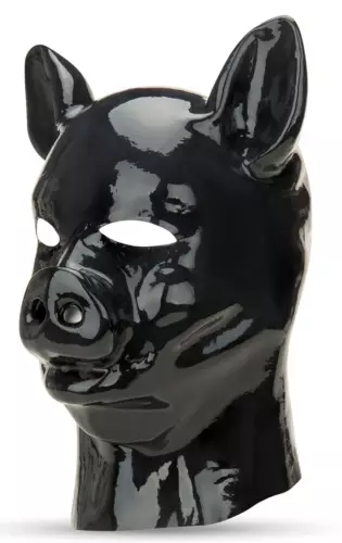 Cagoule Latex Cochon Prowler Red Noir – 4/4