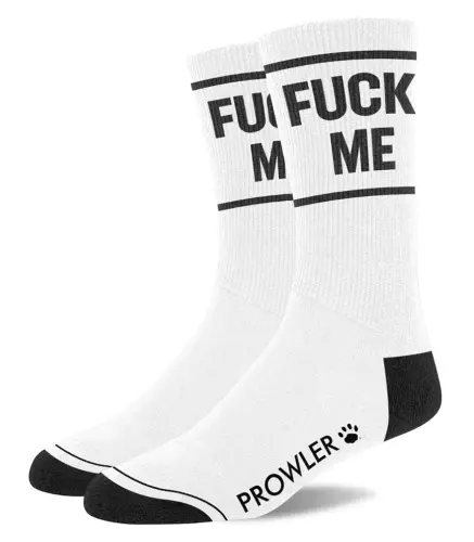Socken Fuck Me Weiß – 1/2