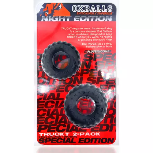 2er-Set Penisringe Truckt Schwarz – 2/4