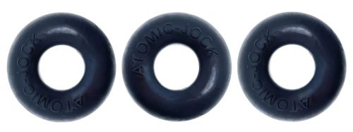 Pack de 3 Cockrings Do-Nut 1 20 mm Noirs