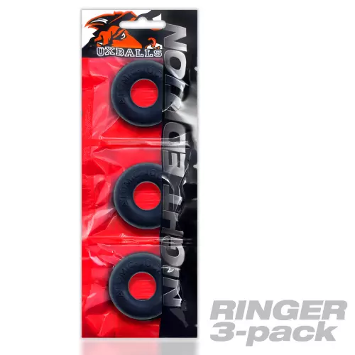 3er-Pack Cockrings Do-Nut 1 20 mm Schwarz – 2/4