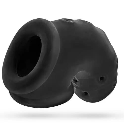 Keuschheitskäfig Airlock 10 x 2,5 cm Schwarz – 4/4