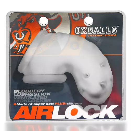 Keuschheitskäfig Airlock 10 x 2,5 cm Transparent – 2/4