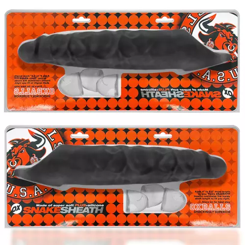 Penishülle Snake 21 x 5,5 cm Schwarz – 2/4