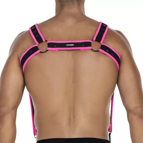 Geschirr Neo Schwarz-Rosa – 2/4