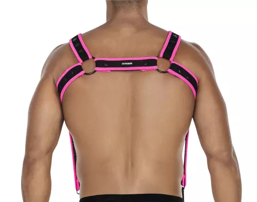 Geschirr Neo Schwarz-Rosa – 4/4