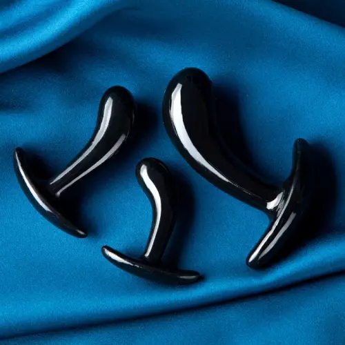 Kit mit 3 Curved Three Plugs 11 x 3,5cm Schwarz – 2/3