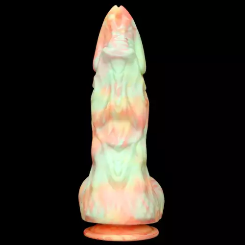 Monster Dildo Rutuk 17 x 6 cm Rose-grün – 2/6