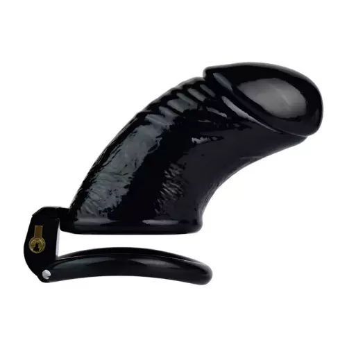 Keuschheitskäfig Worle XL 12 x 3,7 cm Schwarz – 2/2