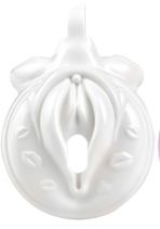 Cage de Chasteté Sissy Kiss 3.5 x 3.8cm Blanc