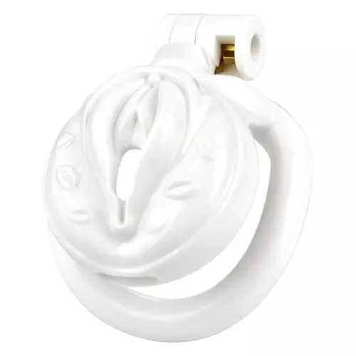 Keuschheitskäfig Sissy Kiss 3,5 x 3,8 cm Weiß – 2/3
