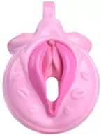Keuschheitskäfig Sissy Kiss 3,5 x 3,8 cm Rosa – 1/3