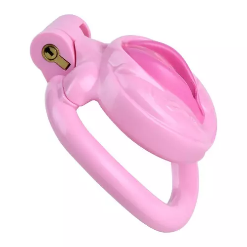 Keuschheitskäfig Sissy Kiss 3,5 x 3,8 cm Rosa – 2/3