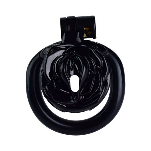 Cage de Chasteté Sissy Rose 3.5 x 3.5 cm Noire