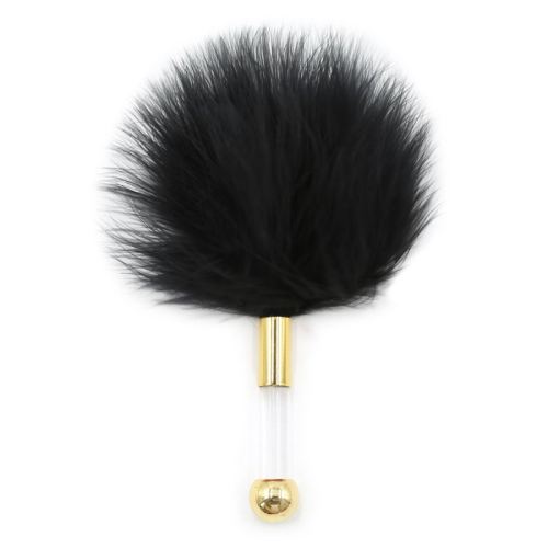 Plumeau Golden Clear 15cm Noir