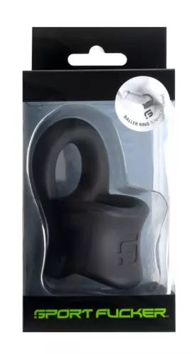 Ballstretcher Baller Ring 32 mm - Höhe 35 mm Schwarz – 2/5