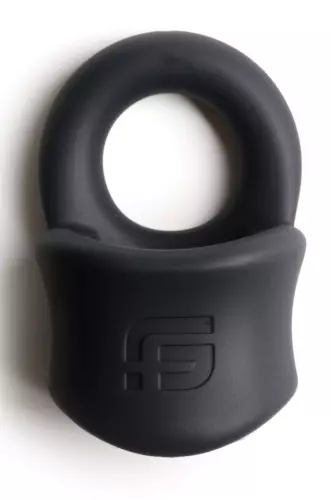 Ballstretcher Baller Ring 32 mm - Höhe 35 mm Schwarz – 3/5