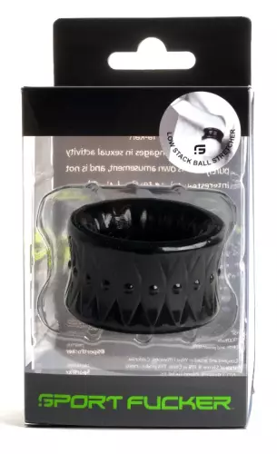 Weicher Ballstretcher Low Stack 32 mm - Höhe 30 mm Schwarz – 2/5