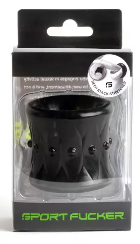 Weicher Ballstretcher Deep Stack 32 mm - Höhe 50 mm Schwarz – 2/5