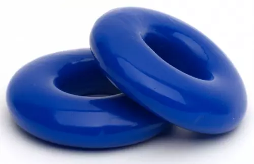 2er-Set flexible Cockrings Stacker 20 mm Blau – 1/2