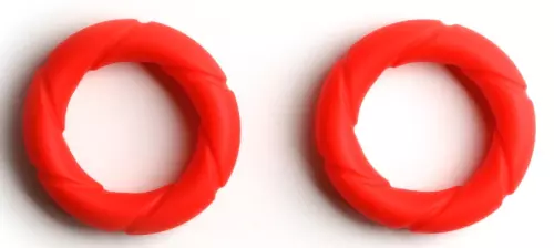 2er-Set Cockrings Ready Rings Rot – 1/5