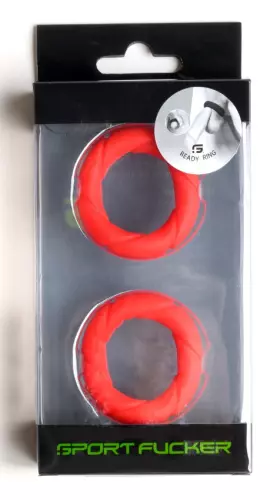 2er-Set Cockrings Ready Rings Rot – 2/5