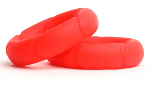 2er-Set Cockrings Ready Rings Rot – 4/5