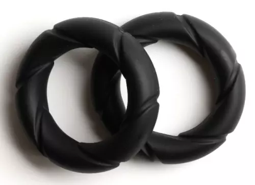 2er-Set Cockrings Ready Rings Schwarz – 3/5