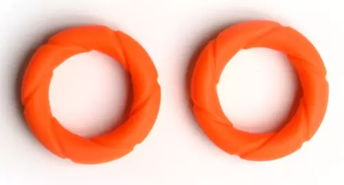 2er-Set Cockrings Ready Rings Orange – 1/5
