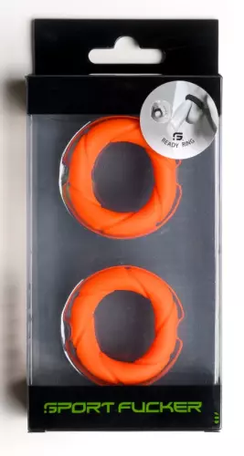 2er-Set Cockrings Ready Rings Orange – 2/5