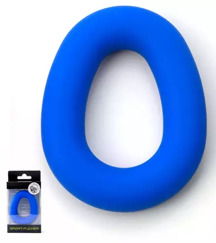 Cockring aus Silikon Hero Ring 35 mm Blau – 1/4