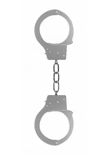 Handschellen aus Metall - Grau – 1/2