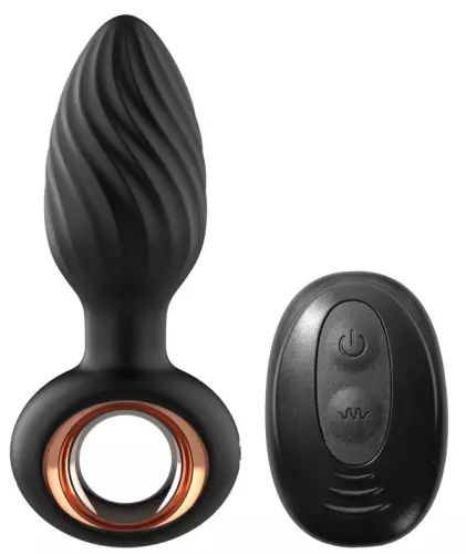 Rotierender vibierender Plug Bump Orgasm 7 x 3.5cm – 1/8