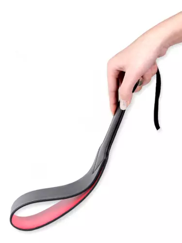 Doppel-Paddle Slim 33 cm Schwarz – 3/4