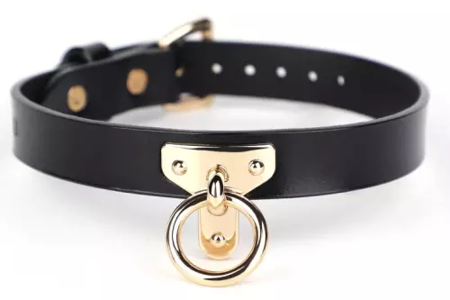 Halsband-Leine Tee Ring Schwarz – 2/2