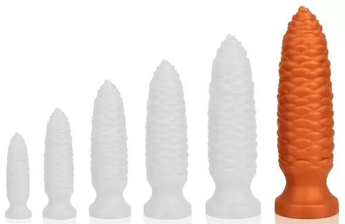 Plug long Pine XXL 28 x 8 cm Orange – 1/6