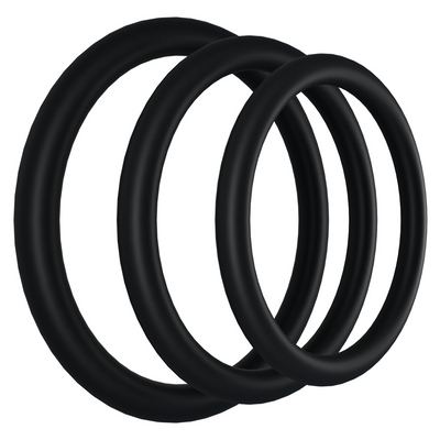 Lot de 3 Cockrings Gasket Noirs