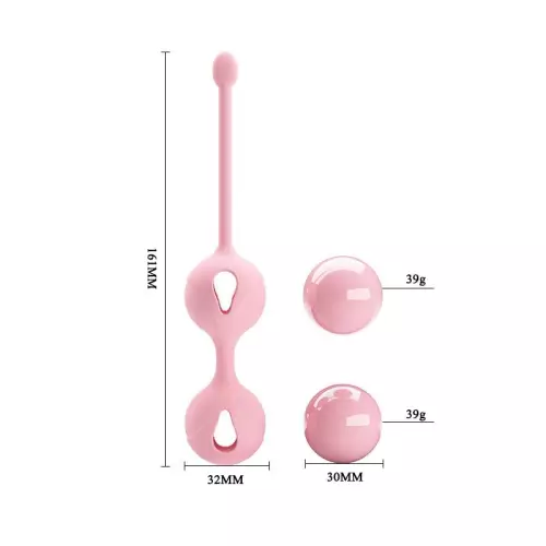 Geisha-Kugeln Rosa - 3,2 cm – 5/5