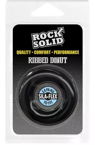 Cockring The Ribbed Donut 28 mm Schwarz – 2/6